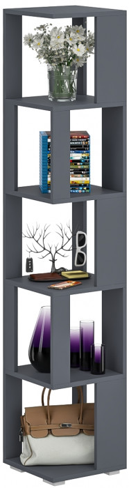 Стеллаж СВК, цвет графит, ШхГхВ 35х35х179 см.