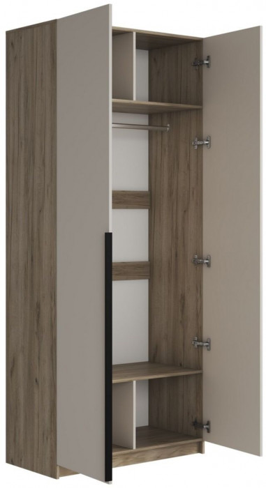 БОХО Шкаф ШК-001 со штангой, двухстворчатый
