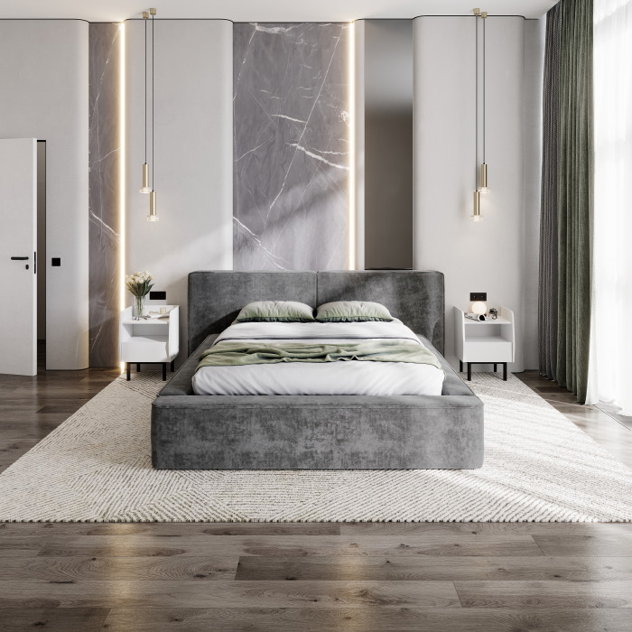 Кровать с подъемным механизмом Релакс КР-20 (1,6м), Грифельный