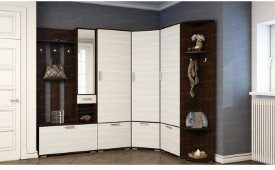 Модульная угловая прихожая Ника, композиция 5