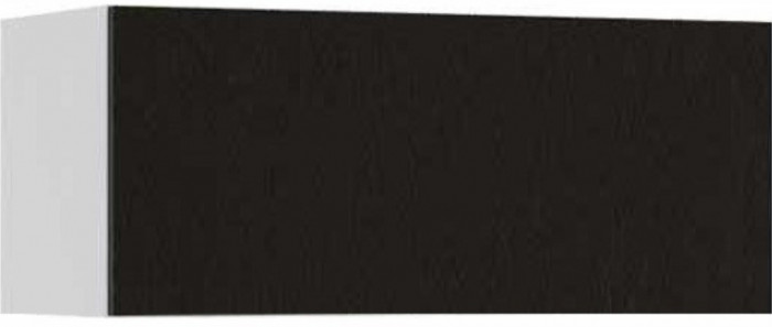 Модульная гостиная Флорис, композиция 4 (Черный глянец, Белый)