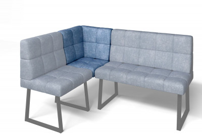 Кухонный диван Реал МУ 590 Лагуна/Черный муар