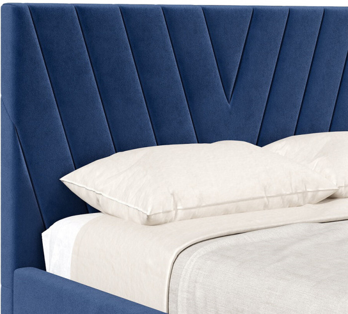 Кровать с подъёмным механизмом 1200 Палермо, синий