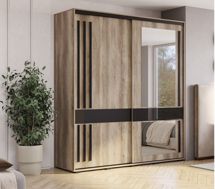 Шкаф-купе Крафт-8, Дуб Каньон