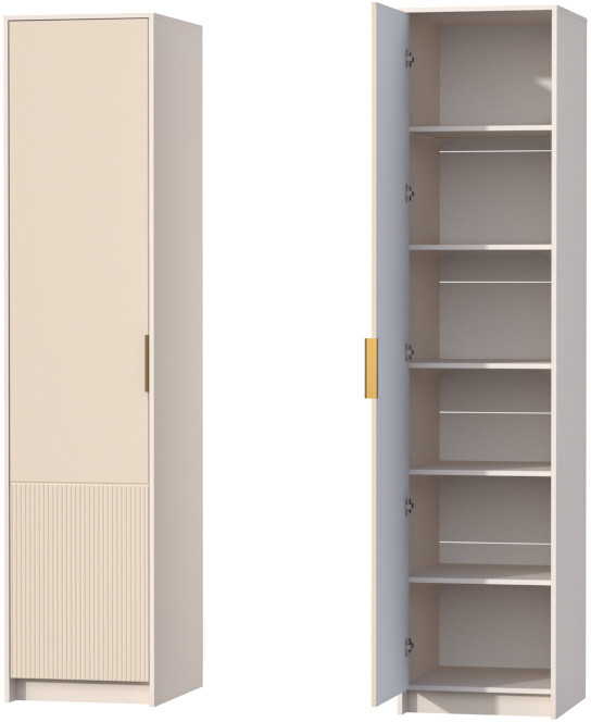 Пенал (левое исполнение) Кэт-3, Кашемир/Тирамису матовый