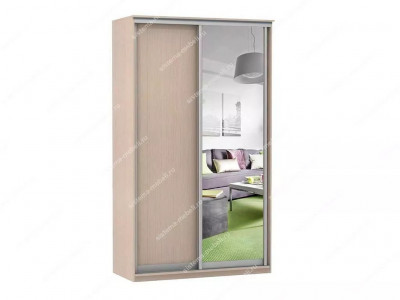 Шкаф купе Модерн 905х450 2-х дверный зеркало ясень