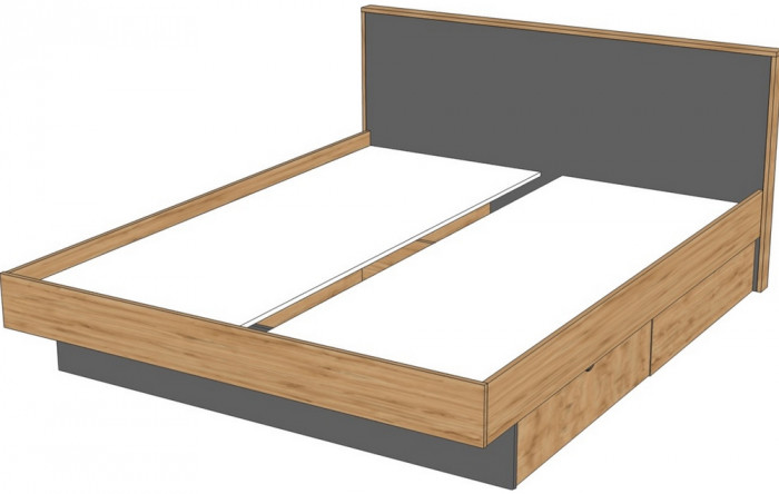 Кровать полутороспальная 120х200 