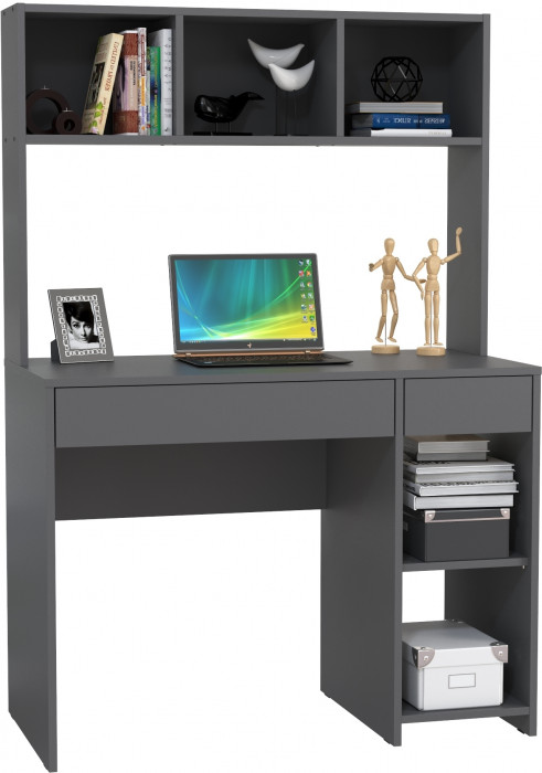 компьютерный стол Комфорт 12.77F, тёмно-серый