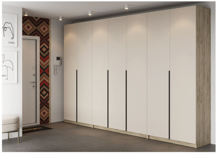 БОХО Шкаф комбинированный ШК-004 трехстворчатый