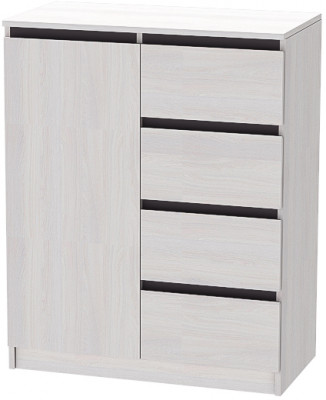 Кэт-1 Комод 1-Ств./Ящики, Ясень анкор светлый/Графит