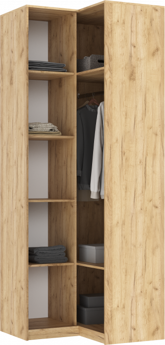 Модульная спальня Марвэл, Дуб крафт/Браш графит