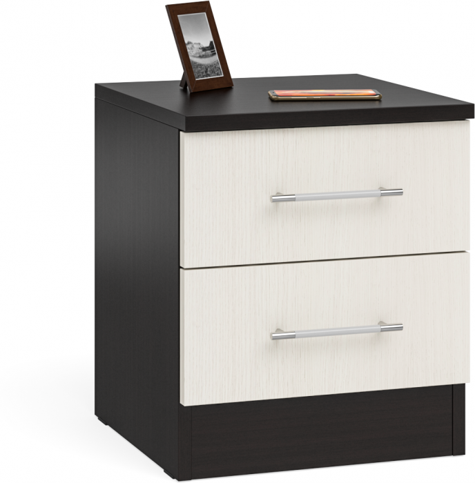 Фиеста Кровать 0900 + тумба, цвет венге/дуб лоредо, ШхГхВ 135х203,5х80 см., сп.м. 900х2000 мм., б/м, основание есть