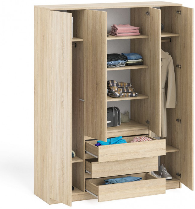 Мори Шкаф МШ1600.1, дуб сонома