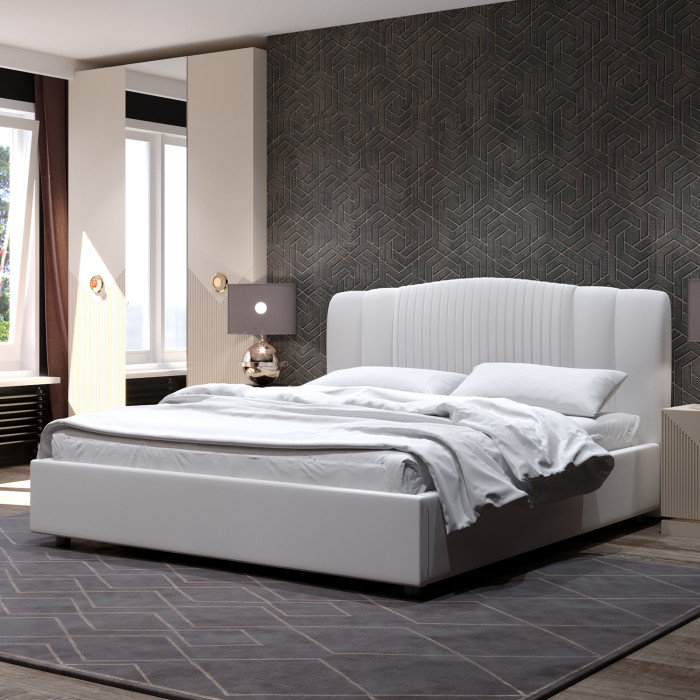 Кровать-12М с подъёмным основанием 1800 белая