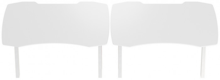 Два игровых стола Мебель--24 GT-2310, цвет белый, ШхГхВ 240х60х73 см.(регулировка высоты столов от 72,5 см. до 73,5 см.)