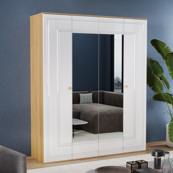 Шкаф 4-х дверный Вега Сапфир