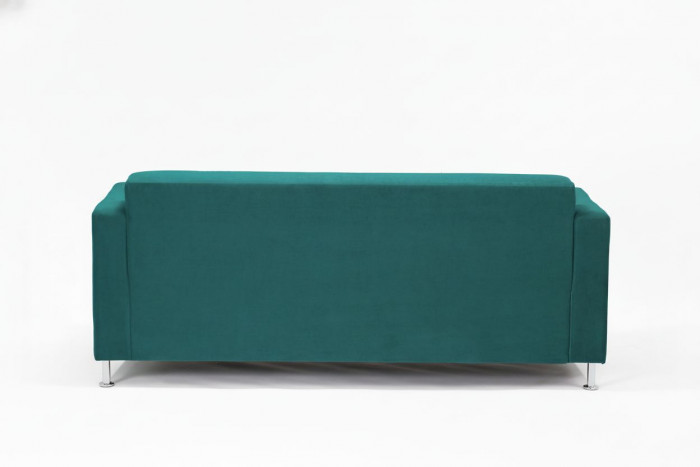 Диван прямой Томи, 200 см, велюр, зеленый