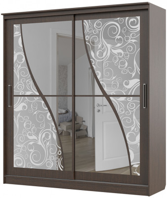 Шкаф-купе Олимп 2 (2000*2200*650) венге/венге