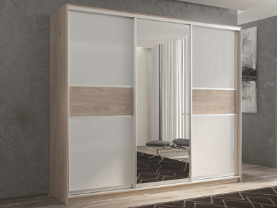 Шкаф-купе Кааппи 10 Кастелло Серый 180х45х230 см