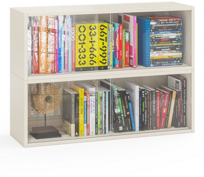 Две полки книжных С-МД-КН01, дуб