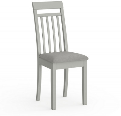 Стул Мебель--24 разборный Гольф-11, цвет серый, обивка ткань велюр серый 63, ШхГхВ 40х40х100 см., от пола до верха сиденья 47 см.