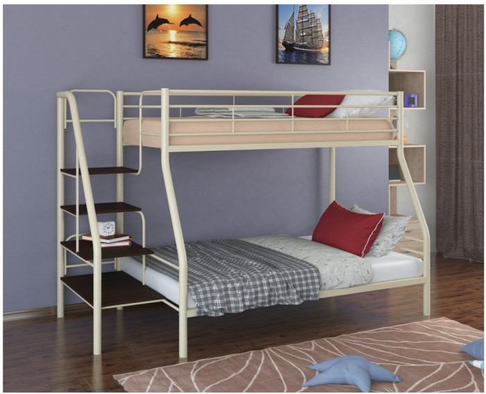 Двухъярусная кровать Толедо-1 (Слоновая кость)