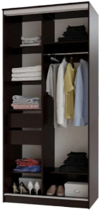 Шкаф-купе Альянс 1000 (Венге)