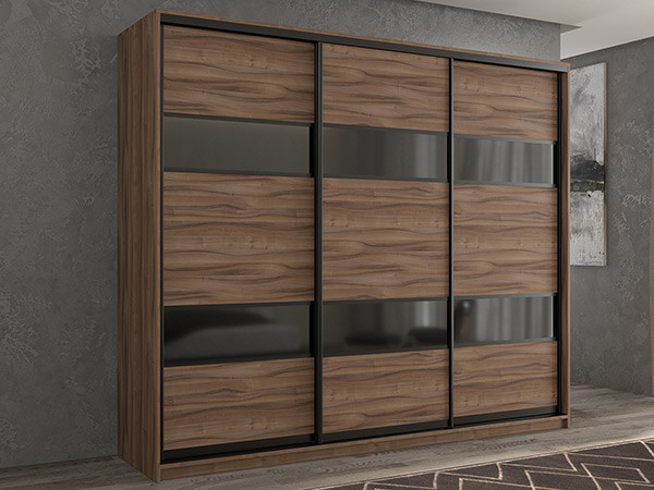 Шкаф-купе Кааппи 7 Орех Тьеполло 210х60х230 см