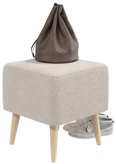 Банкетка 6-5133ТКВмол Куби, ткань молоко