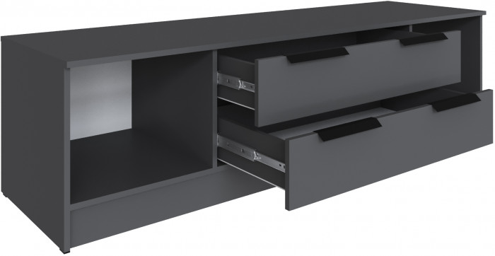 Тумба ТВ Мадрид №2 (1,8), Графит серый