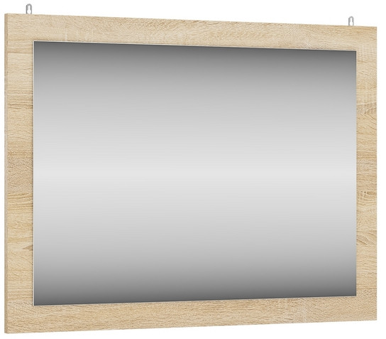 Камелия Зеркало, цвет дуб сонома, ШхГхВ 80х2х60 см., можно вешать за подвесы горизонтально или вертикально