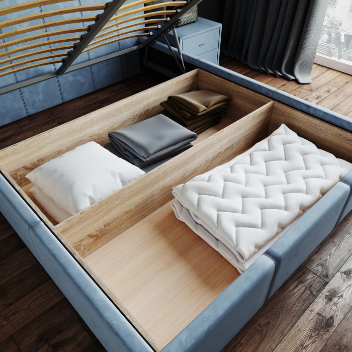 Рио Кровать интерьерная 180 атлантида квадрат, ПМ