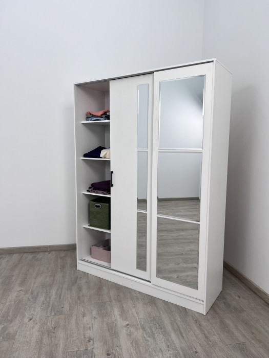 Шкаф-купе Стиль-2 1600, Дуб крафт золотой/Графит серый