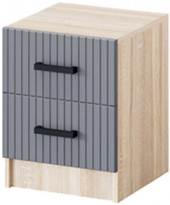 Карина-6 МДФ Тумба прикроватная (Фисташка, Дуб Сонома)