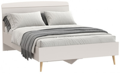 Афина Спальня 4-22911к.с. Кровать 1400, кашемир серый