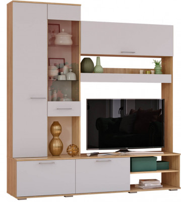 Гостиная "Флай" ЦС-01 сонома/белый