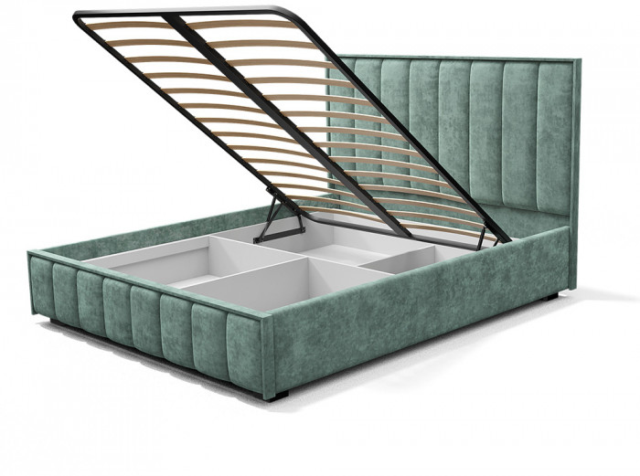 Кровать с подъемным механизмом Мирабель КР-16 (1,6м), Эвкалипт