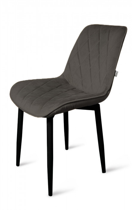 Стул "Оскар" черный матовый Томми 11 графит