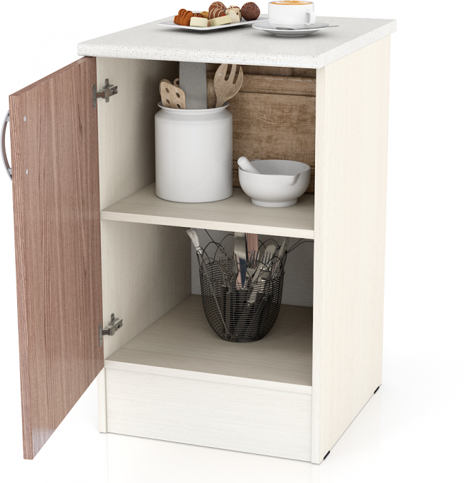 Кухня Мери ШН500 Стол 50 см., дуб/ясень шимо тёмный