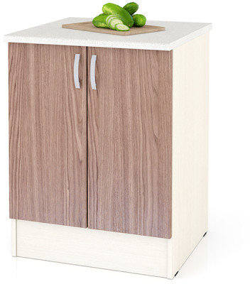 Кухня Мери ШН600 Стол 60 см., дуб/ясень шимо тёмный