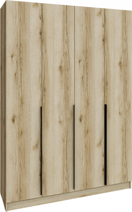 Шкаф Мадрид (1,6) с 6 ящ. внутри без зеркала, Дуб делано