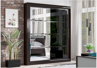 Шкаф-купе Элегант 7, 2000 (Венге)