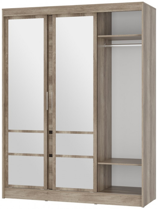 Шкаф-купе ШКК-06 Энигма дуб каньон/венге