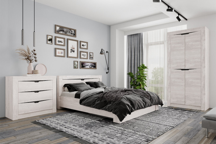 Кровать с настилом ДСП 160х200 Леонардо