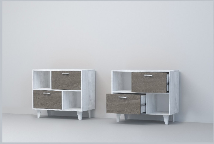 Эго Тумба Т-1 НГ (Камень Темный/Дуб Крафт Золотой)