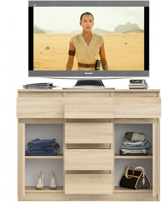 Мори Комод МК1200.4, дуб сонома