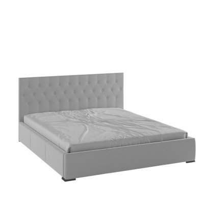 Октавия Кровать интерьерная 180 светло-серый ромб, ортопед