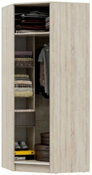 С/Г Мартина Шкаф угловой для одежды (Крафт / Графит)