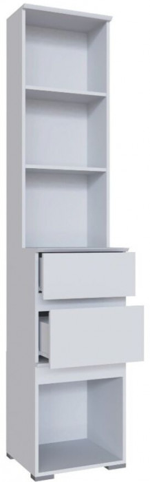 Плейона Тумба с ящиками белый