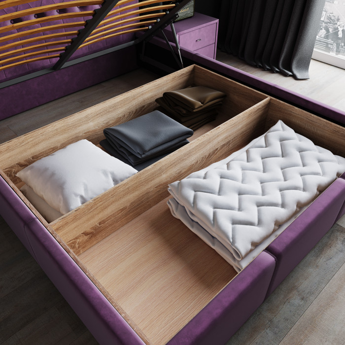 Октавия Кровать интерьерная 900 изумруд ромб, ПМ